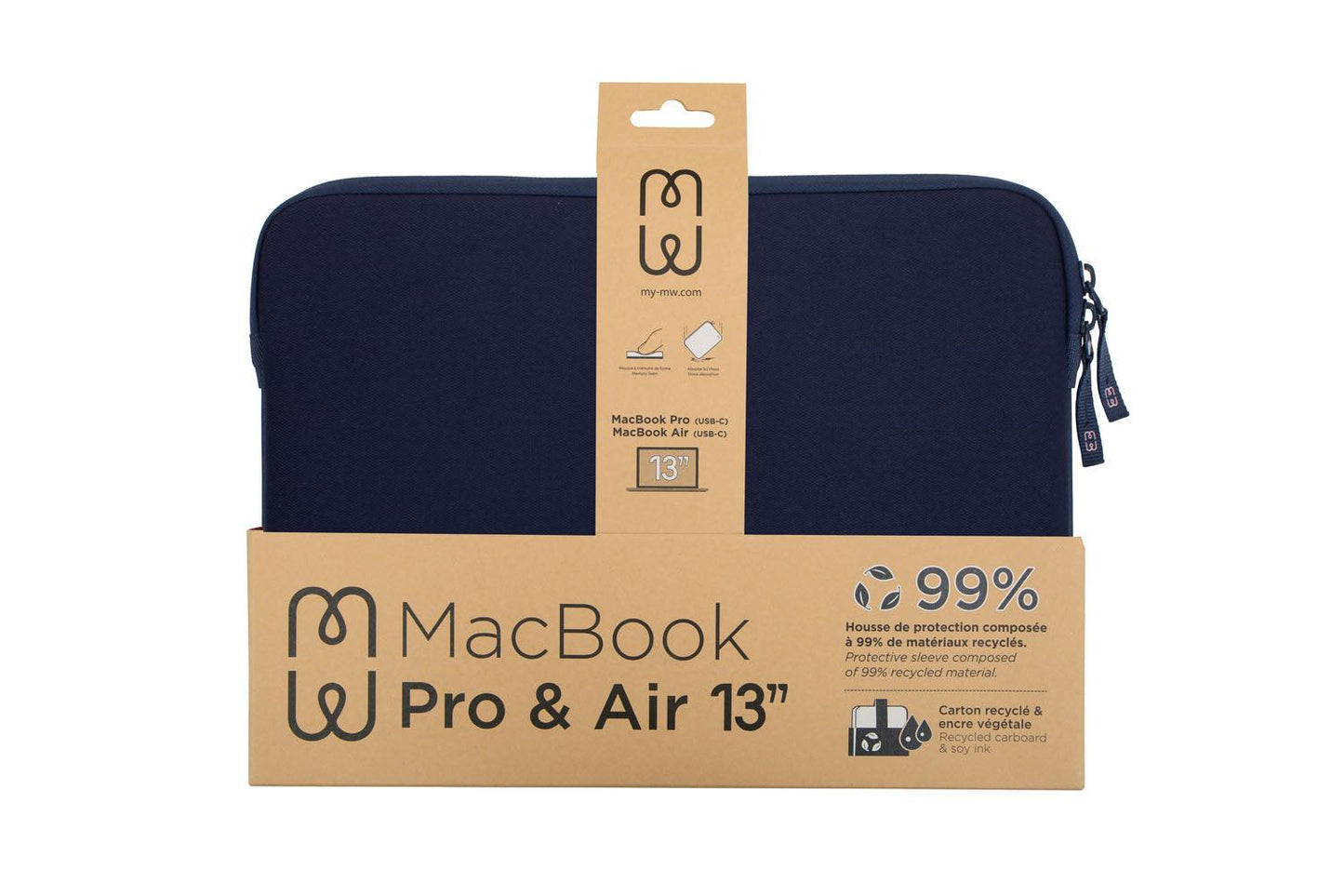 Housse ²Life pour MacBook Air/Pro 13″ - Bleu Rose