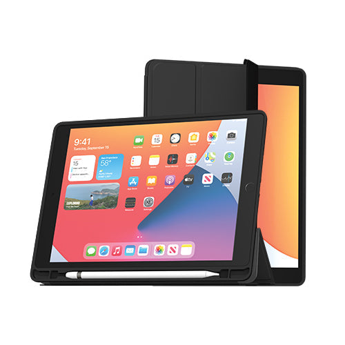 Folio SlimSkin iPad 10.2" (2019/20/21 - 7/8/9th gen) - Noir